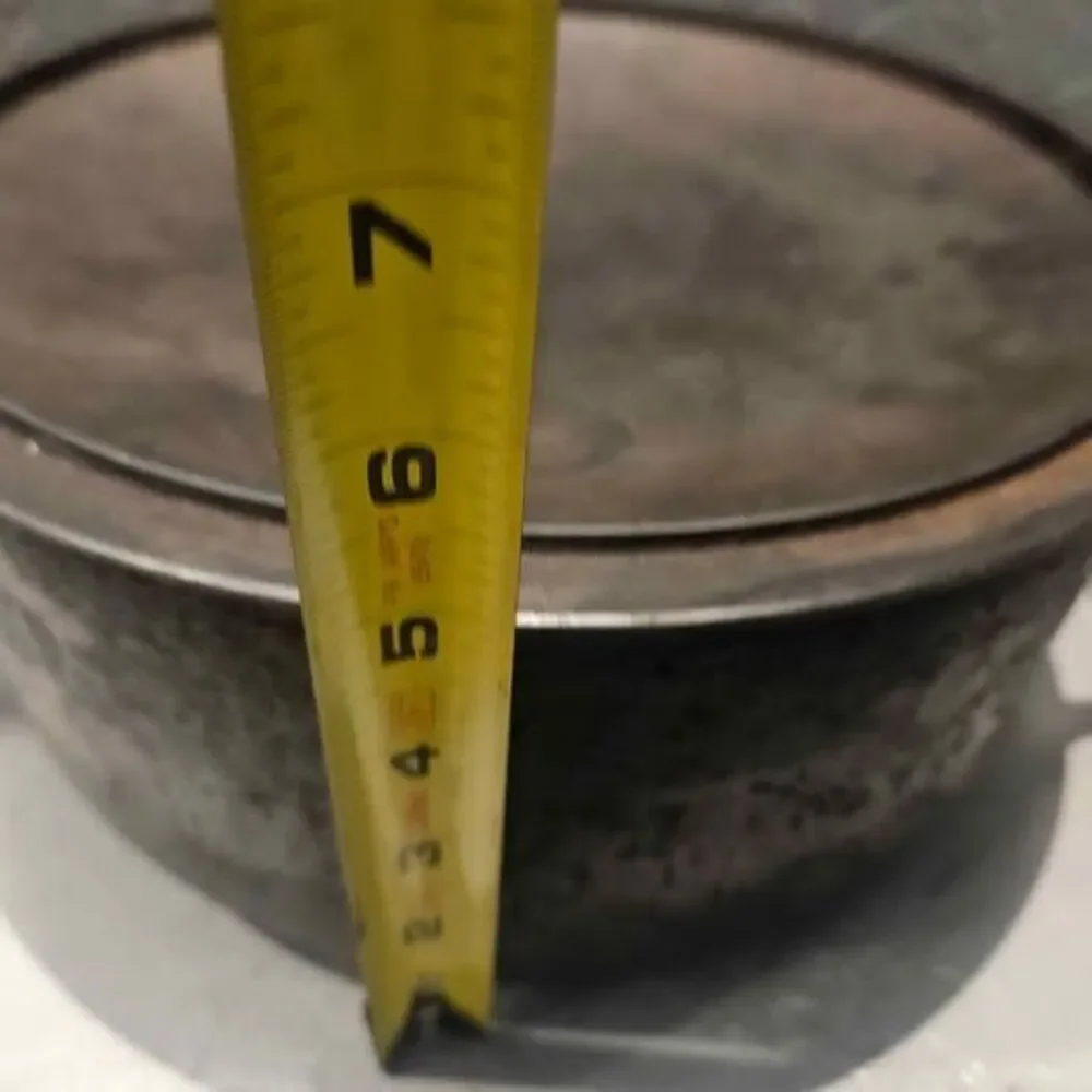 Vintage #12 Cast Iron Dutch Oven with Lid Piede-Selle Ardennes Fumay